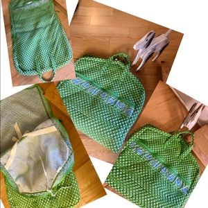 Vera Bradley Quilted Hanging Garment Bag Nice